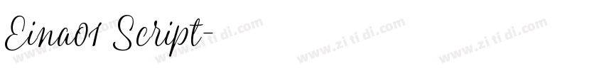 Eina01 Script字体转换